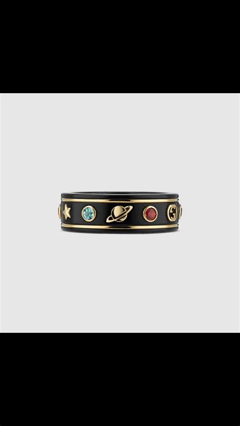 gucci ring with planets